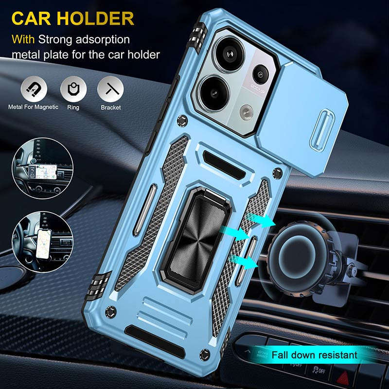 Ударопрочный чехол Camshield Army Ring для Xiaomi Redmi Note 13 4G Херсон - изображение 5