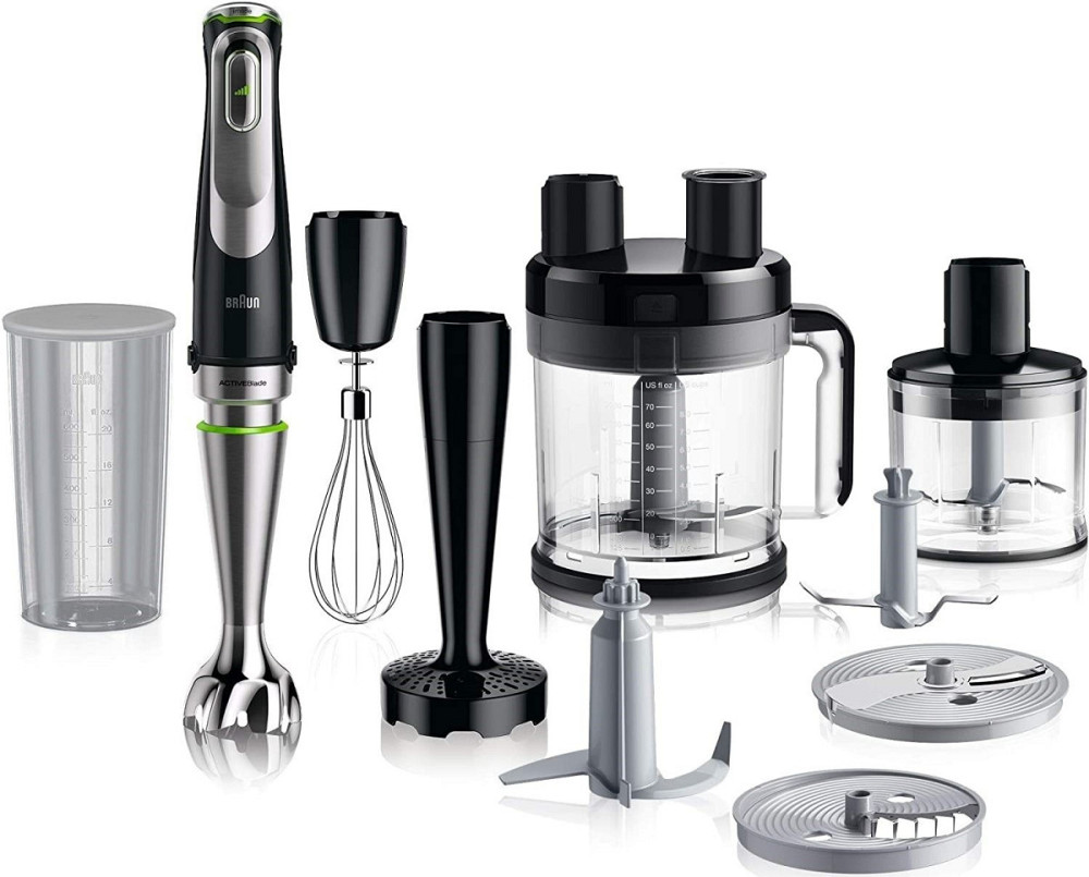 Блендер погружной Braun MQ 9187 XLI BK 1200 Вт черный Киев - изображение 1