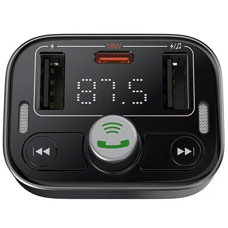 АЗУ FM модулятор Baseus S-09 Pro Series 18W (2USB-A/1C) (C10762200113) Херсон - изображение 4