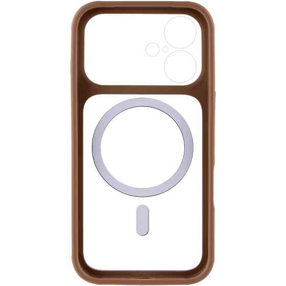 Чехол TPU+PC GETMAN Moon Clear with MagSafe для Apple iPhone 16 (6.1") Херсон