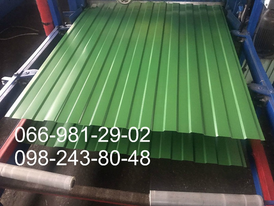 Профнастил зеленого кольору RAL6005 мат та глянець. Київ - зображення 2