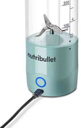 Фитнес-блендер аккумуляторный Nutribullet NBP003LBL 100 Вт голубой Киев