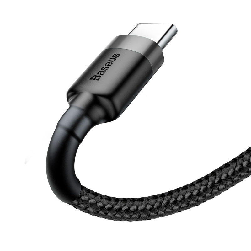Дата кабель Baseus Cafule USB to Type-C Cable 3A (0.5m) (CATKLF-A) Херсон - зображення 2