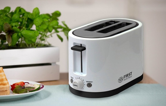 Тостер First FA-5368-3 750 Вт белый Київ - зображення 2