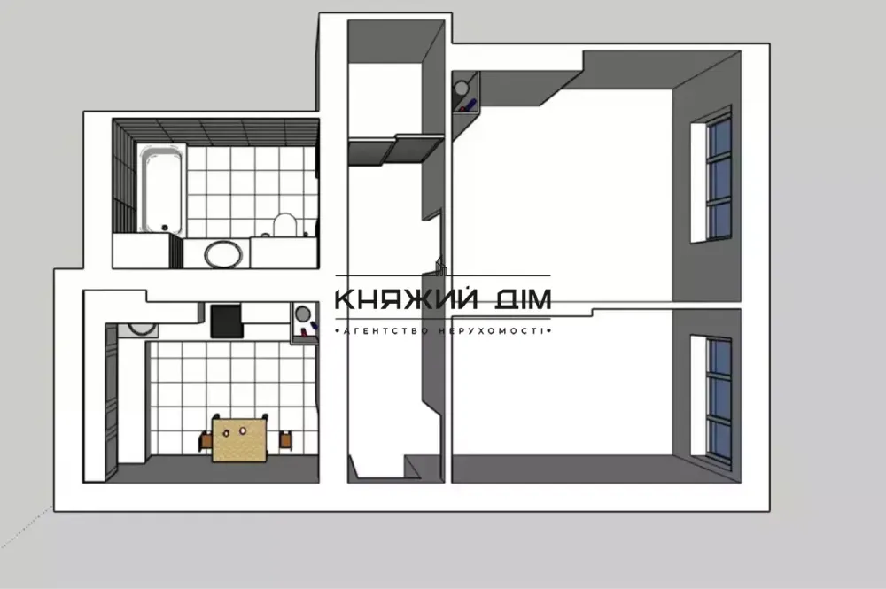 Продаж 2 кімнатної квартири в Святошинському районі по провул. Приладний,4 код 21146506 Київ - зображення 11