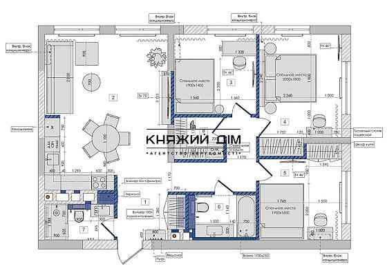 Видова 3-кімнатна квартира в ЖК SEVEN.м.Осокорки Київ