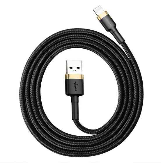 Дата кабель Baseus Cafule USB to Lightning 2.4A (1m) (CALKLF-B) Херсон