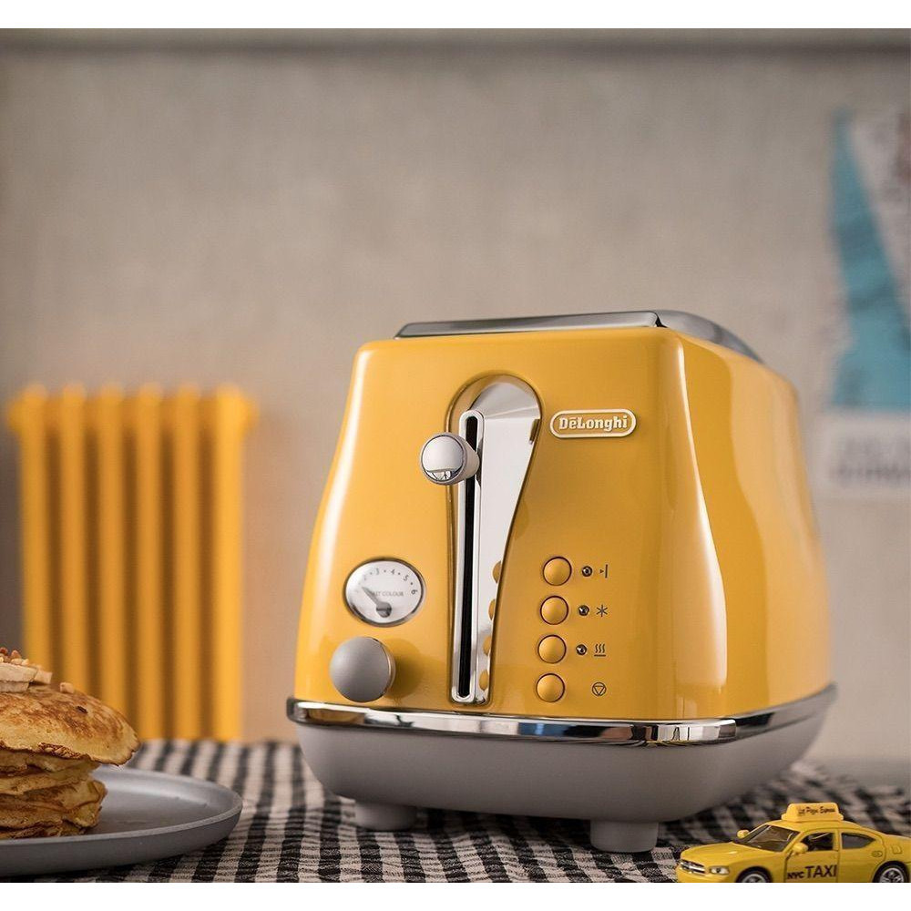 Тостер Delonghi IСona Сapitals СTOС-2103-Y желтый Київ - зображення 3