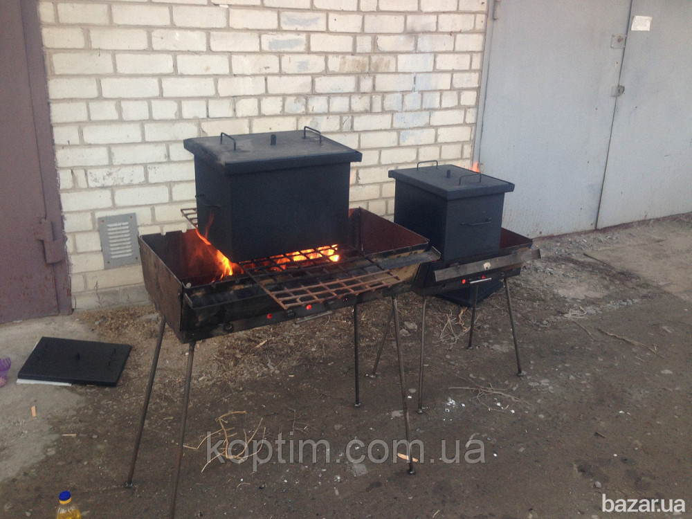 Коптильня для дома SmokeHouse M Thermo с подставкой Харьков - изображение 3
