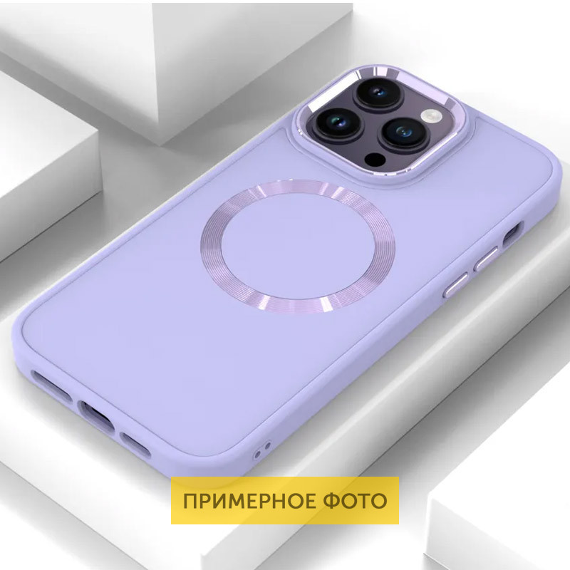 TPU чехол Bonbon Metal Style with MagSafe для Apple iPhone 16 Pro (6.3") Херсон - изображение 2