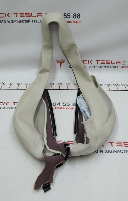 Обшивка боковой поддержки и кантика верхней части пас. сид. PUR CRM (с повреж) Tesla model X, model Київ - зображення 2