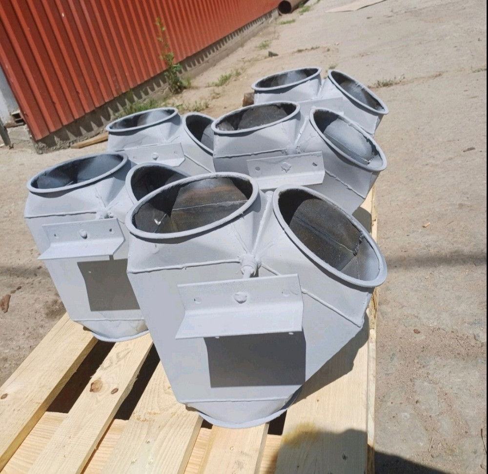 Клапан самотечный двойной Ø200 мм/200 мм/200 мм Киев - изображение 7