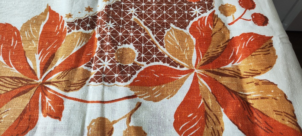 Скатерть льняная с осенним принтом Харків - зображення 4