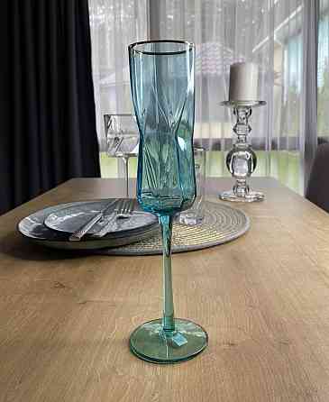 Келих для шампанського OLens Блакитна Геометрія OLGS1001-1 250 мл Київ