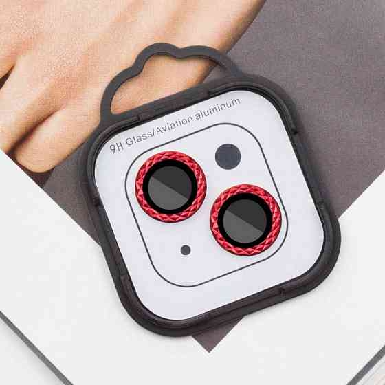 Защитное стекло Metal Shine на камеру (в упак.) для Apple iPhone 14 (6.1") / 14 Plus (6.7") Херсон