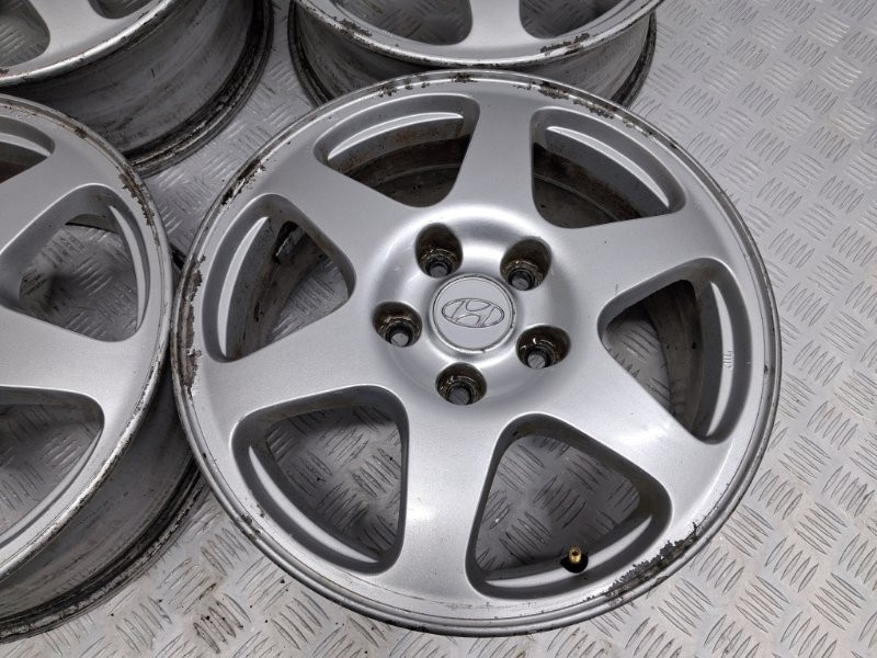 Диски титан комплект R16 Hyundai Sonata NF 2.4 БЕНЗИН G4KC 2004 (б/у) Київ - зображення 5