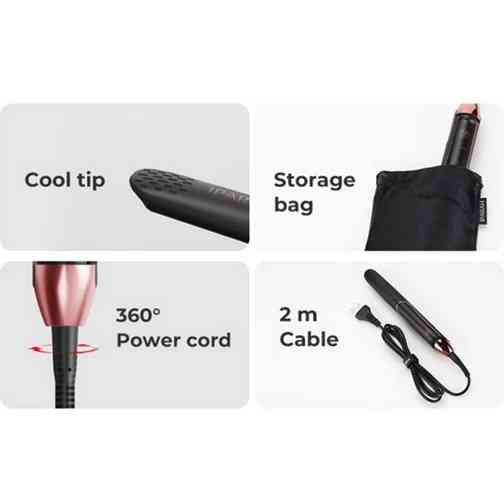 Выпрямитель для волос IPARAH P-124 50 Вт черный Київ