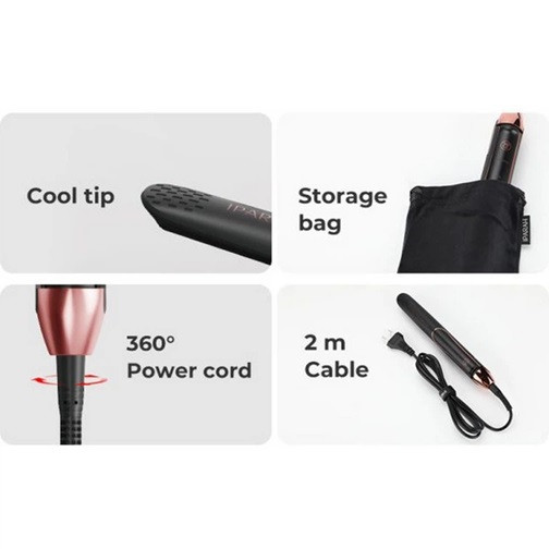 Выпрямитель для волос IPARAH P-124 50 Вт черный Киев - изображение 2