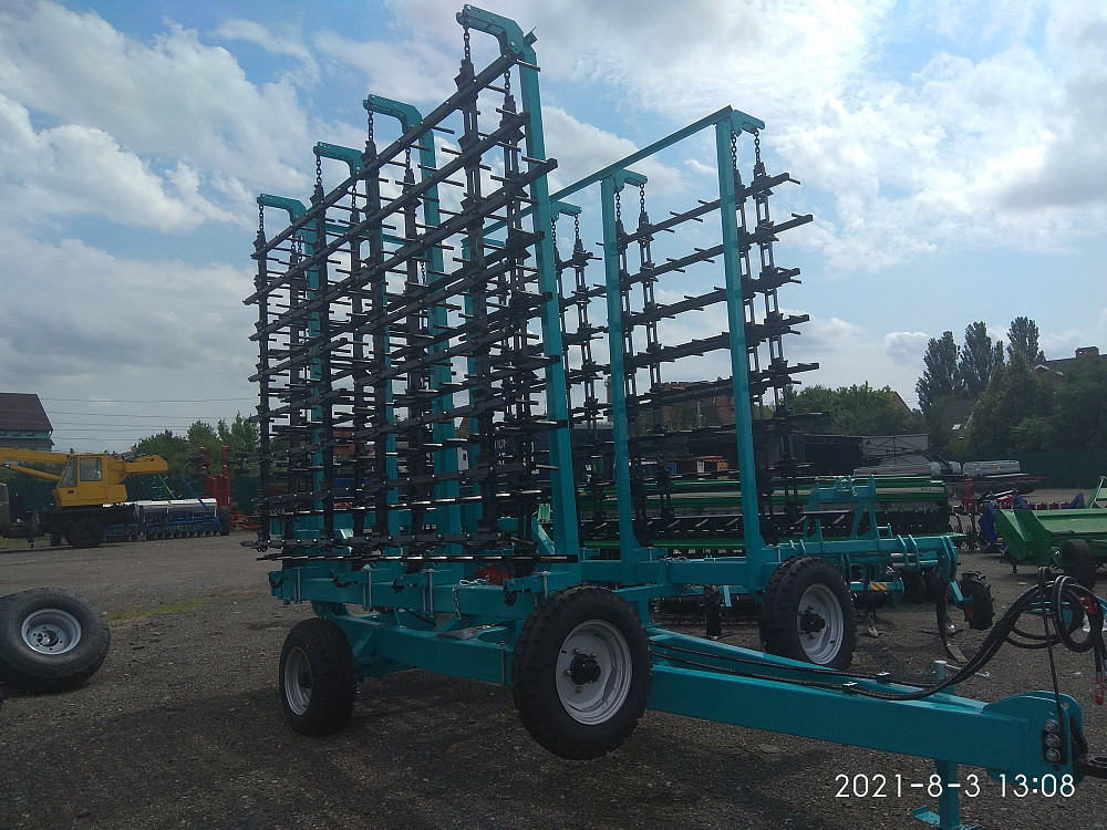 Борона зубная шлейфовая БЗШ-9 Дніпро - зображення 1