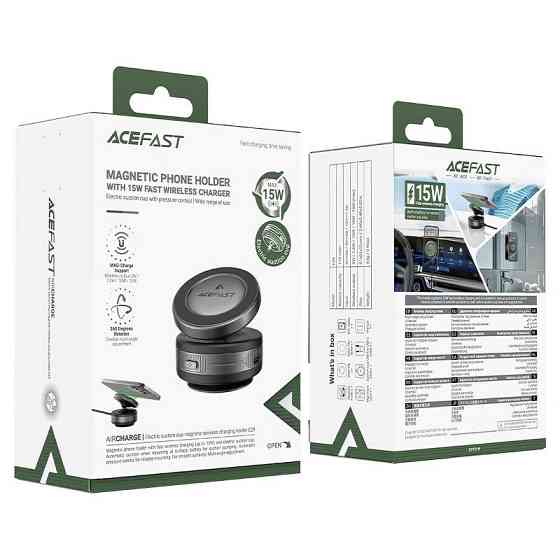 Автодержатель с БЗУ Acefast E29 Magnetic Wireless Charging Auto Fix 15W Херсон