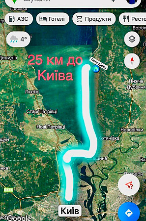 Ділянка під будівництво 34 сотки з лісом Вышгород - изображение 7