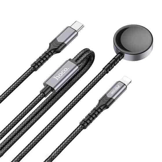 БЗУ Hoco CW54 2in1 for Apple Watch + Type-C / Lightning Херсон
