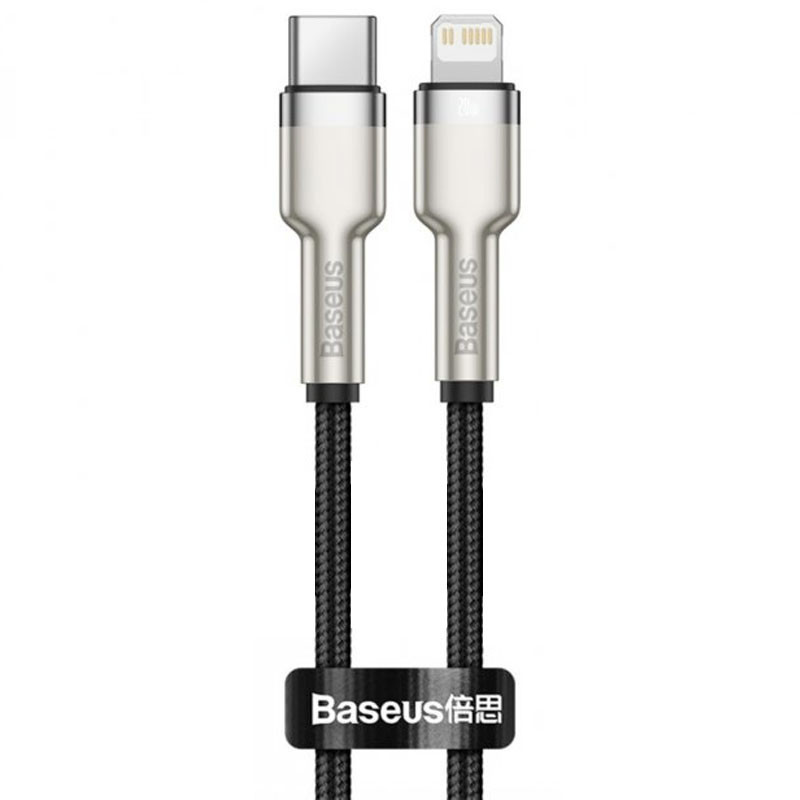 Дата кабель Baseus Cafule Series Metal Type-C to Lightning PD 20W (0.25m) (CATLJK-0) Херсон - зображення 1