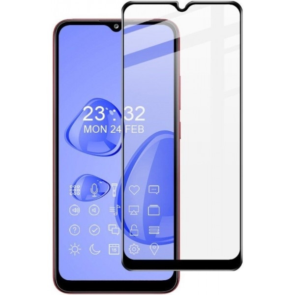 Защитное стекло для Samsung A02 A022 Black Premium (Код товара:15304)