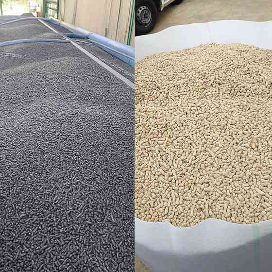 Пелети з дерева та лушпиння для промислового опалення Житомир