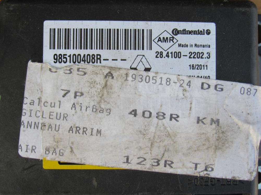 Блок управления AirBag Renault Scenic III 2009-2016 (985100408R) Ковель - изображение 2