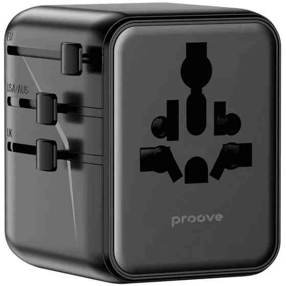 Мережевий перехідник Proove Trip 25W Black (TATL25310001) Харків
