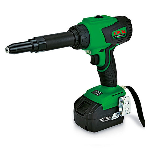 Электрозаклепочник 3.2, 4.0, 4.8, 6.4мм 9000N 0-1422об/мин  TOPTUL KPR-064ME Харьков - изображение 1
