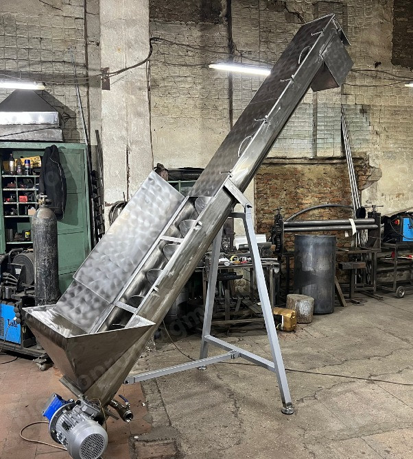 Шнекові транспортери в жолобі з нержавіючої сталі. Виготовлення під замовлення Полтава - зображення 3