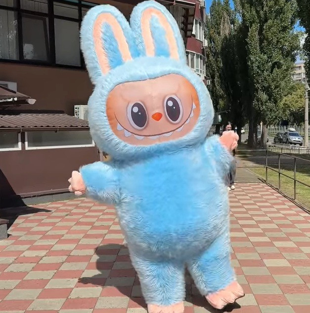 Надувной костюм Лабуба с вентилятором для продвижения бизнеса Київ - зображення 3