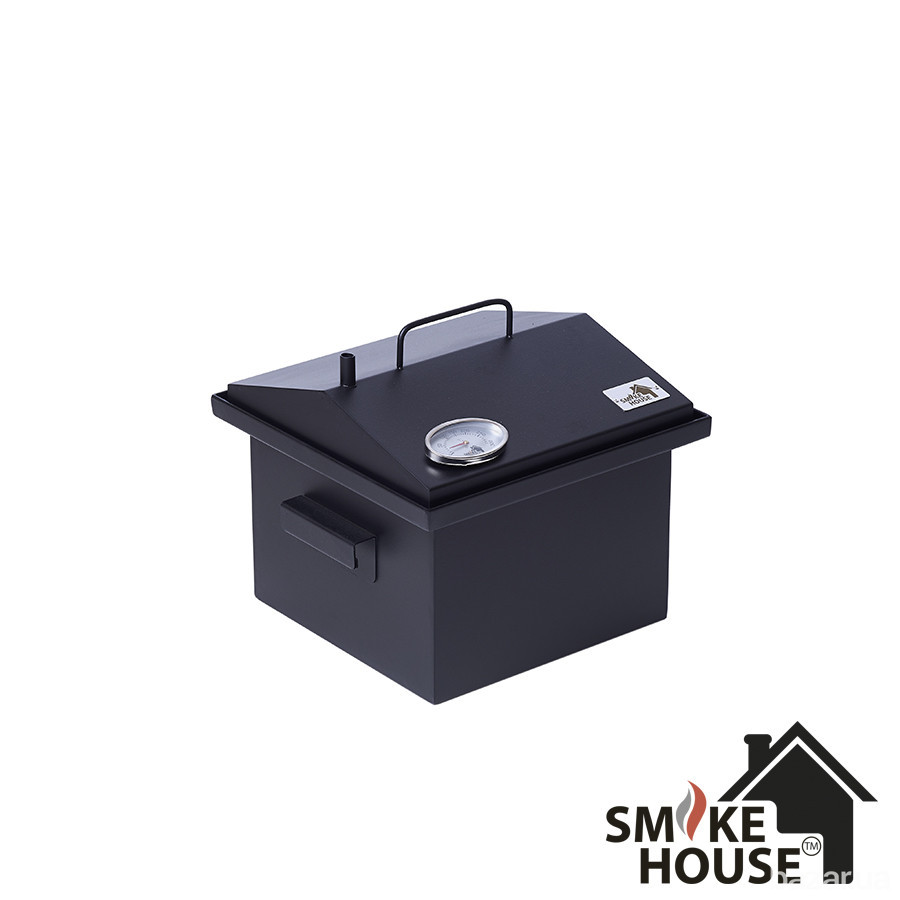 Коптильня с гидрозатвором и термометром SmokeHouse S Thermo Харків - зображення 8