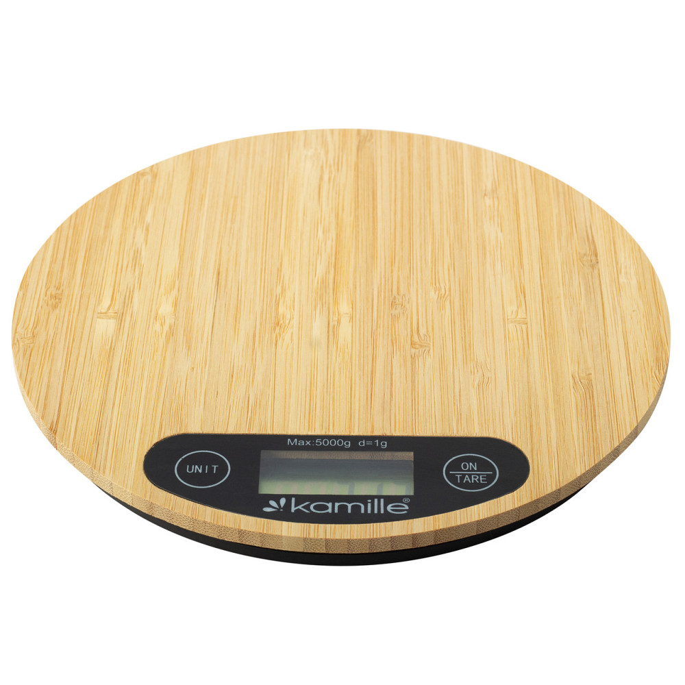 Весы кухонные электронные на 5 кг коричневые  (КМ 7109) Одеса - зображення 4