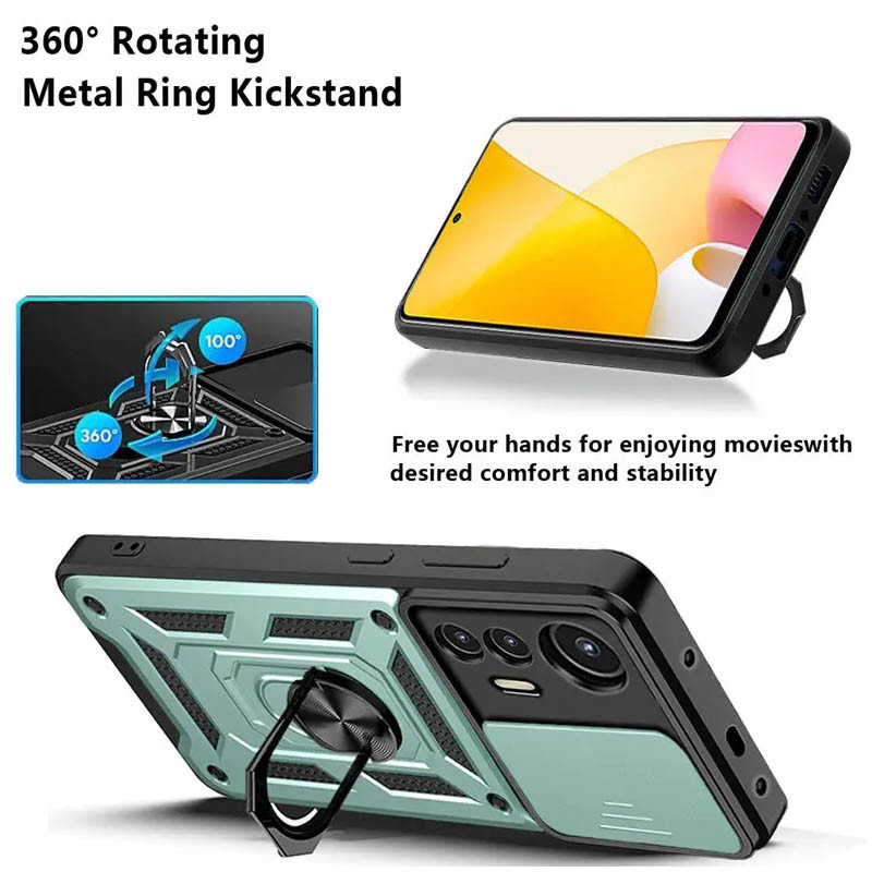 Ударопрочный чехол Camshield Serge Ring для Xiaomi Redmi Note 12S Херсон - изображение 6