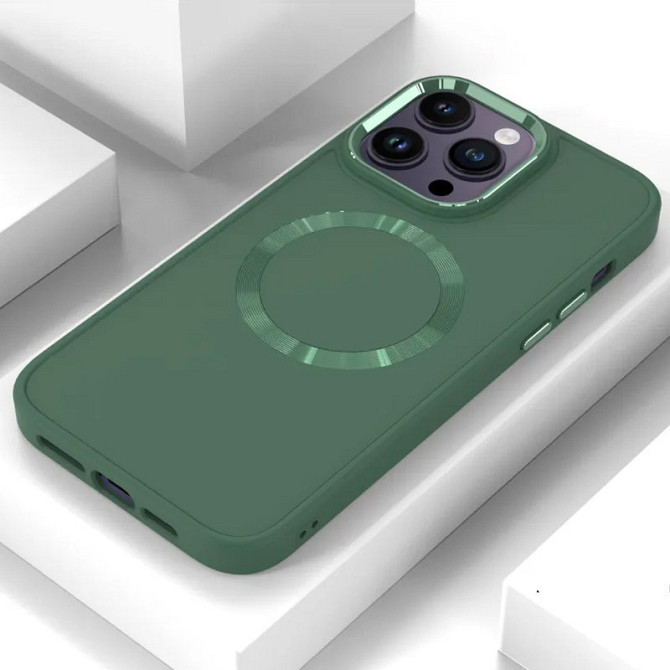 TPU чехол Bonbon Metal Style with MagSafe для Apple iPhone 16 Pro Max (6.9") Херсон - зображення 4