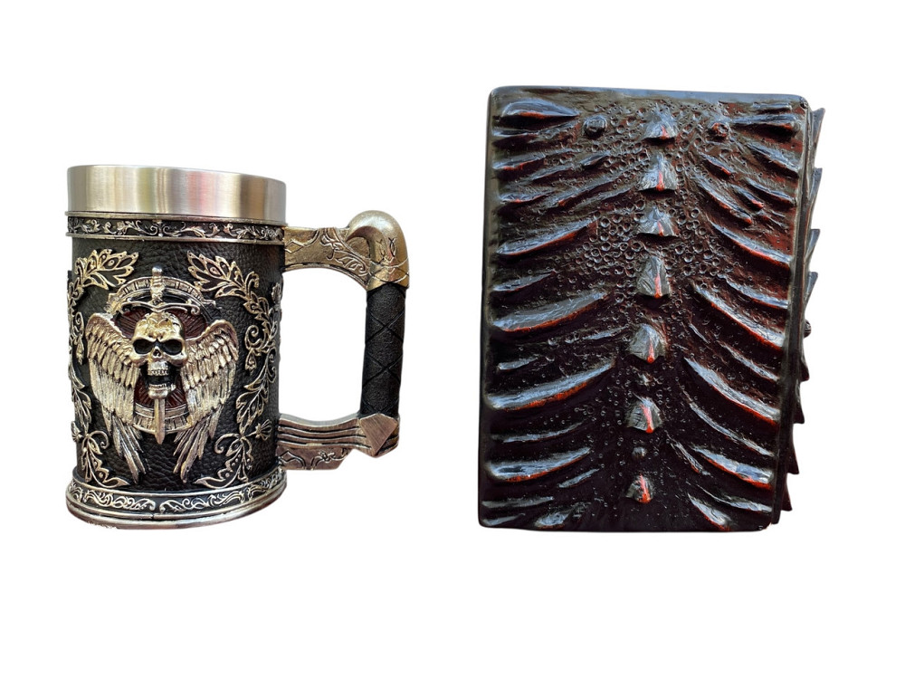 Подарочный набор Кружка 3D Меч в Черепе и Блокнот 3D «Око Пламенного Дракона» Київ - зображення 2