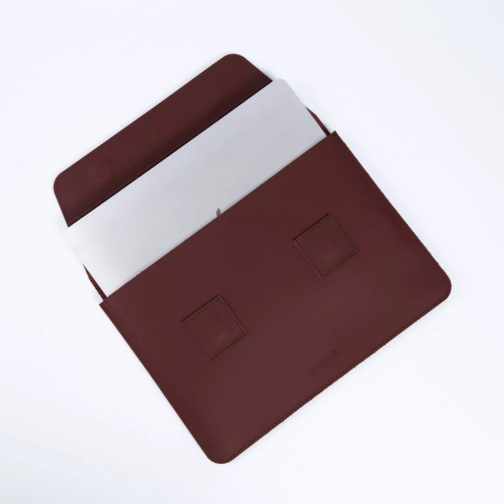 Чехол для ноутбука классический Incarne Line MacBook Air 15" 2023-2025 line-brown-air-15 коричневый Киев - изображение 4