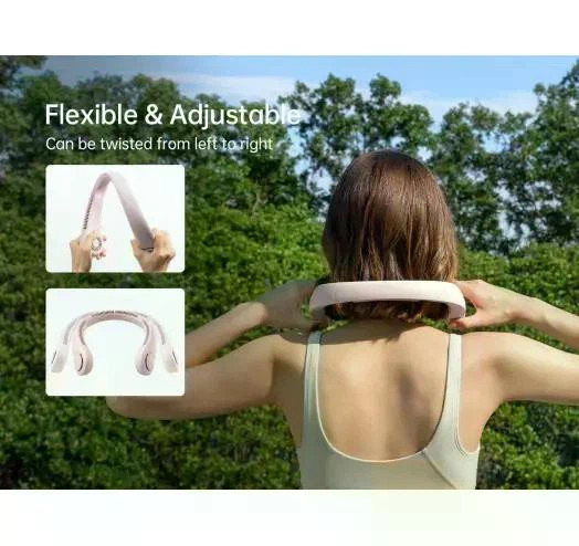 Вентилятор на шею Jisulife Neck Fan Life3 FA14 Pink розовый Київ - зображення 8