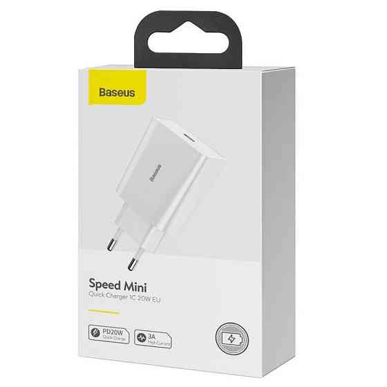 СЗУ Baseus Speed Mini Quick Charger 20W (1USB-C) (CCFS-S) Херсон