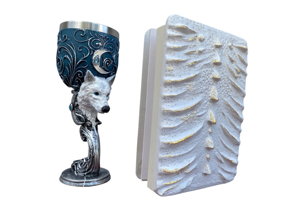 Подарочный набор Бокал 3 Волк и Блокнот 3 «Око Ледяного Хранителя» Київ - зображення 2