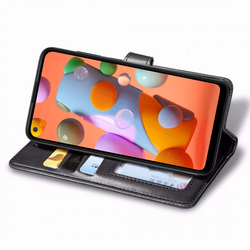 Кожаный чехол-книжка GETMAN Gallant (PU) для Samsung Galaxy A11 Херсон - зображення 4