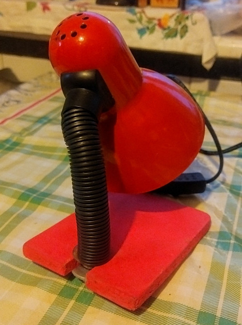 Портативна настільна лампа для читання червоного кольору+бонус Львів - зображення 3