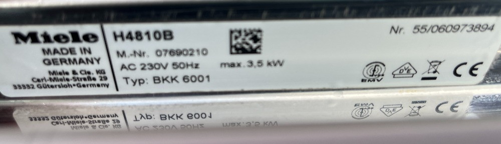 Духовка Miele H4810B духовой шкаф Made in Germany нержавійка Бережани - зображення 4