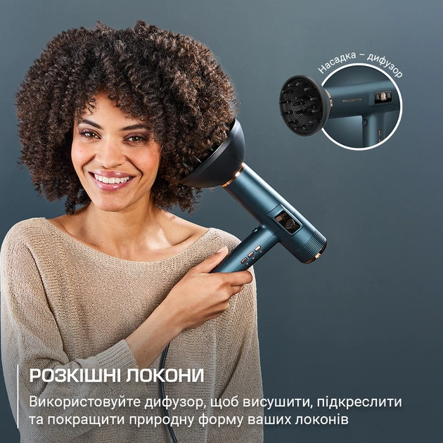 Фен Rowenta Maesteria FOR YOU Ultimate Experience HY9430E0 1800 Вт синий Київ - зображення 9