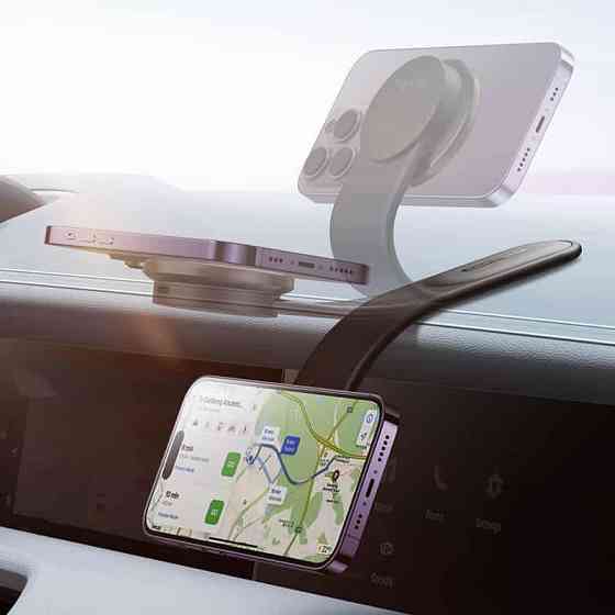 Автодержатель с БЗУ Baseus C02 Pro Series Magnetic Wireless Charging Car Mount Cluster (C40156) Херсон