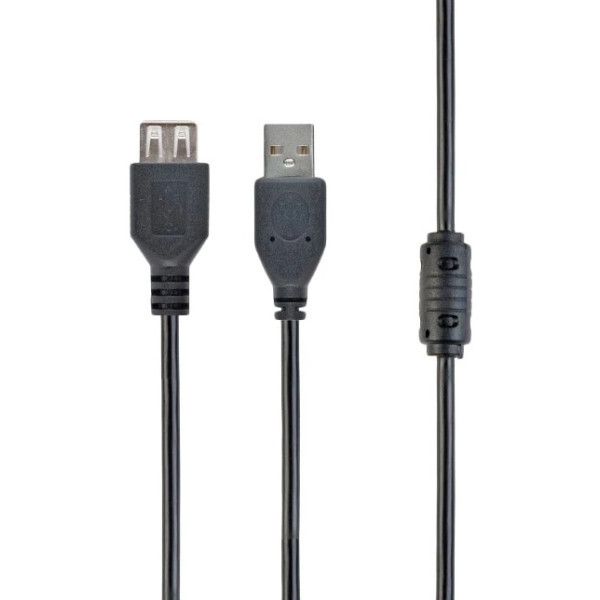 USB подовжувач Cablexpert USB 2.0 AM/AF 1.8 м Black (CCF-USB2-AMAF-6) Харків - зображення 1