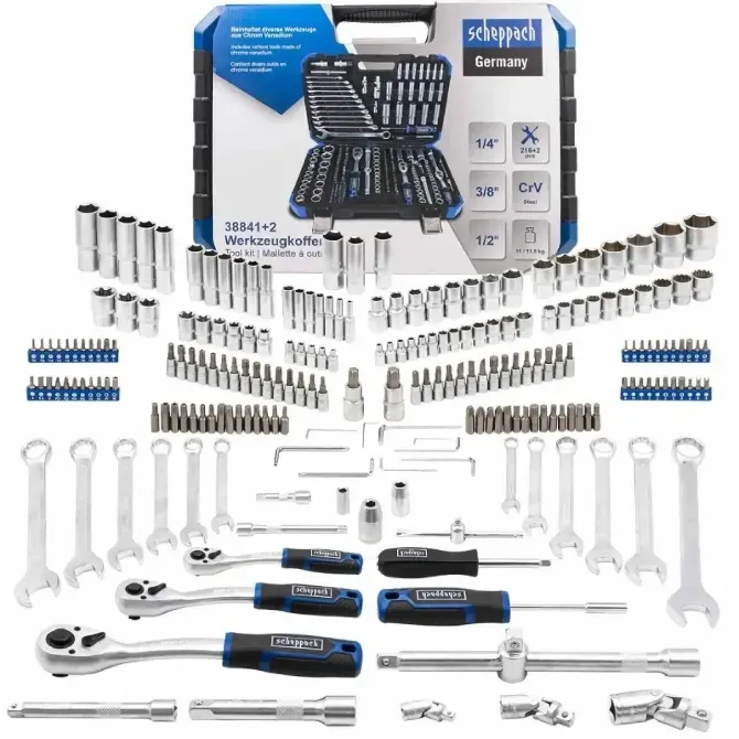 Набір інструментів 216+2 предметів SCHEPPACH SCH-38841+2 Київ - зображення 2